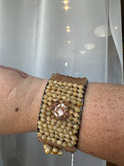 Vintage Beaded Cuff