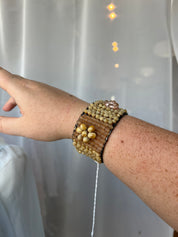 Vintage Beaded Cuff