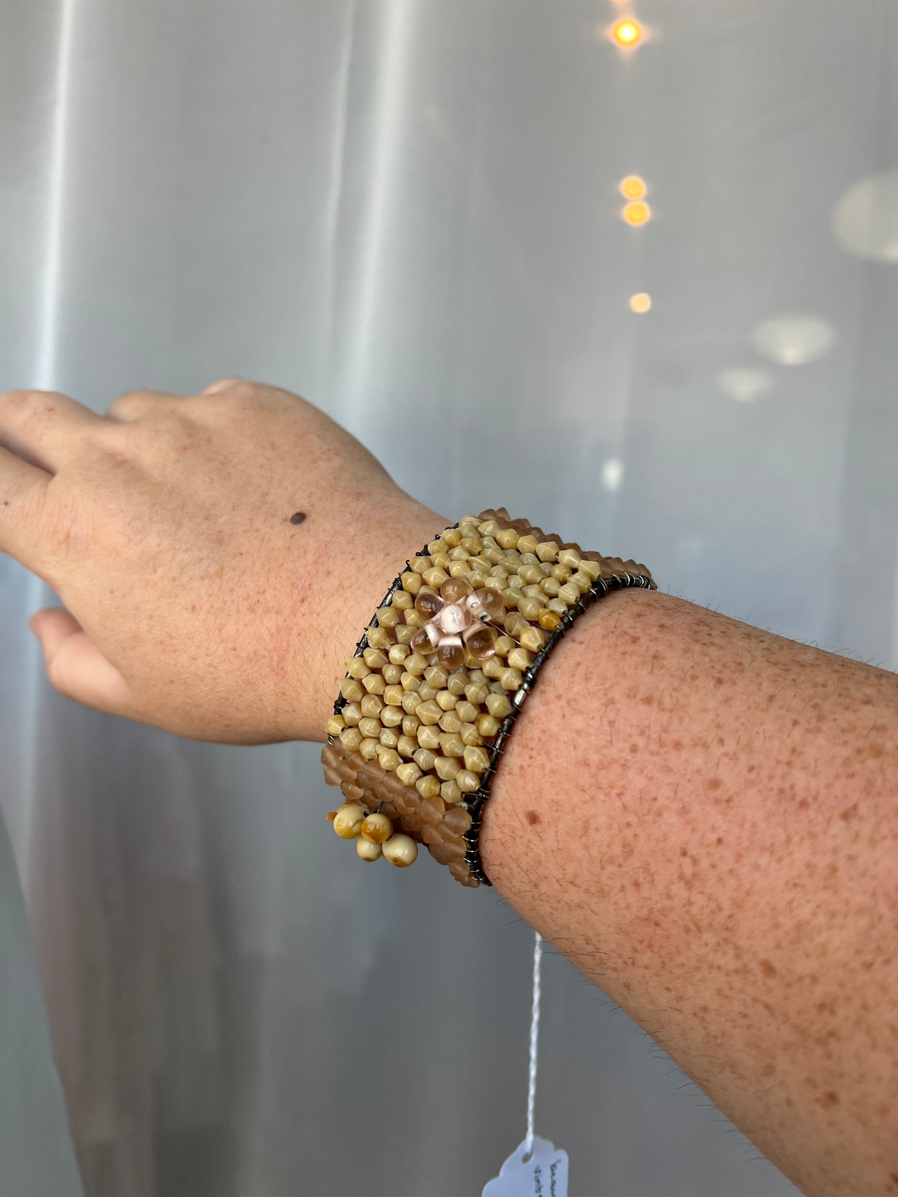 Vintage Beaded Cuff