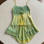 Ombré Split Front Fairy Top (M/L)