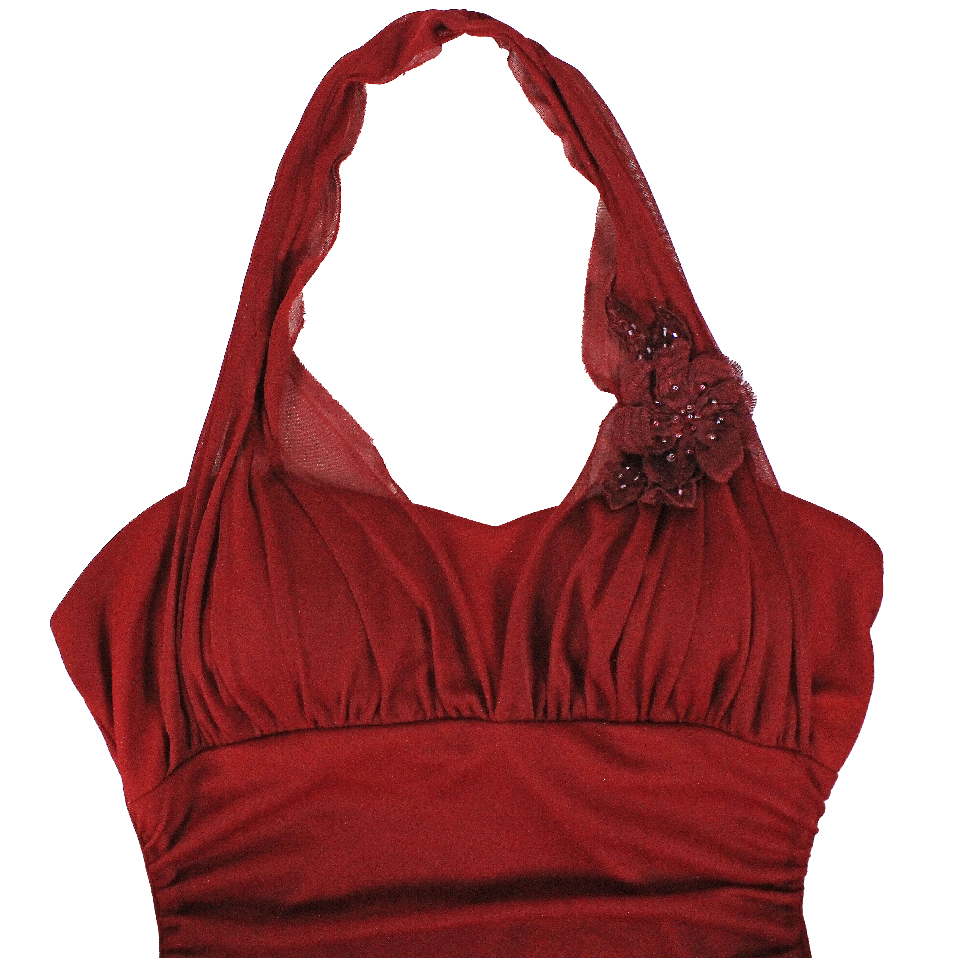 Y2K Red Mesh Gown (M)