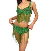 Emerald Beaded Carnival Set (L)