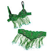 Emerald Beaded Carnival Set (L)