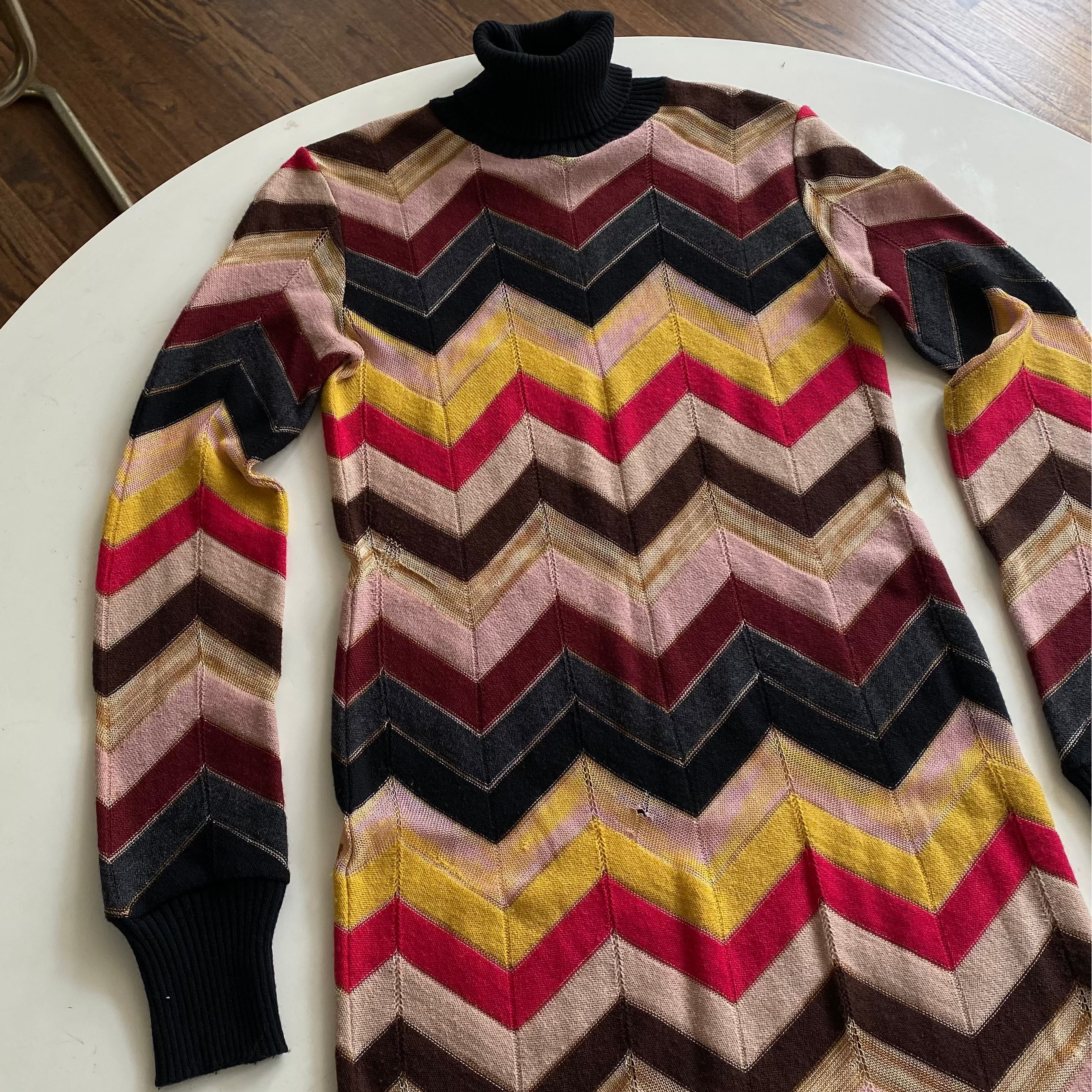 Missoni Knit Pointelle Tunic Dress (M)