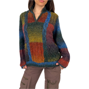 Funky Rainbow Ombre Sweater (L)