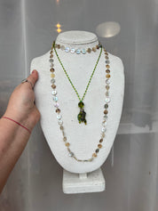 Green Beaded Necklace