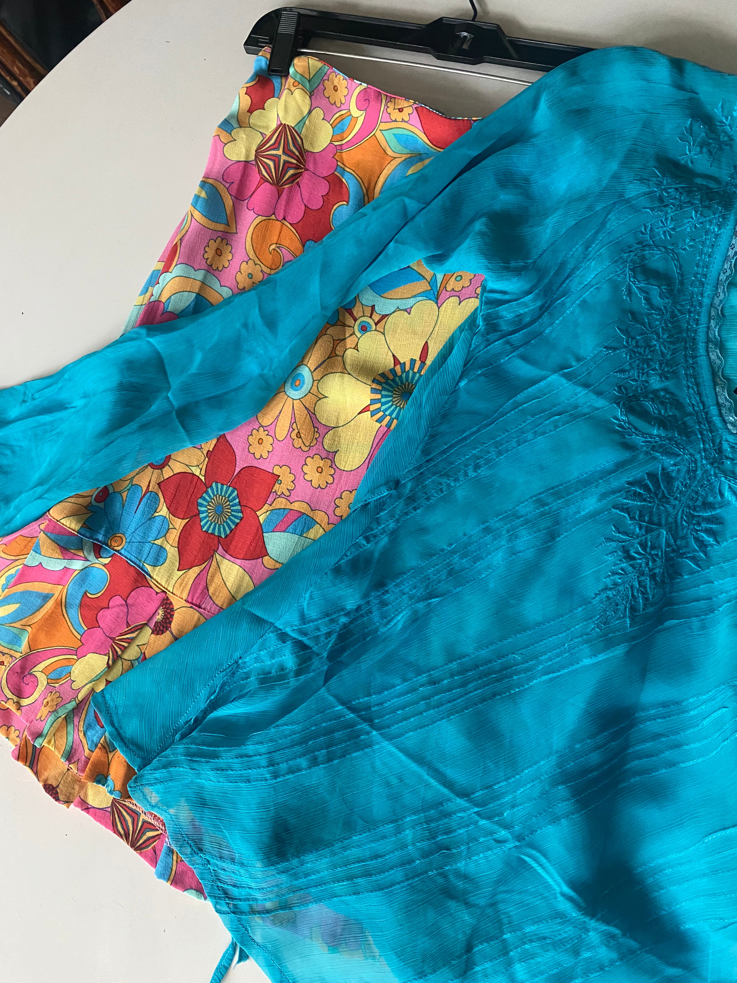 70s Inspired Midi Skirt (S)