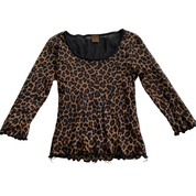 Micro Mesh Cheetah Top (S)