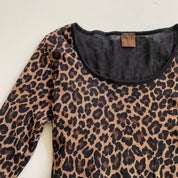 Micro Mesh Cheetah Top (S)