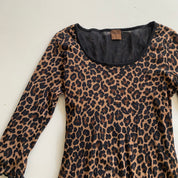 Micro Mesh Cheetah Top (S)