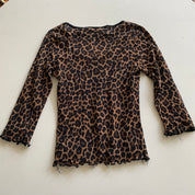 Micro Mesh Cheetah Top (S)