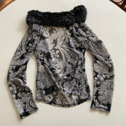 Mesh Button Down Top (M)