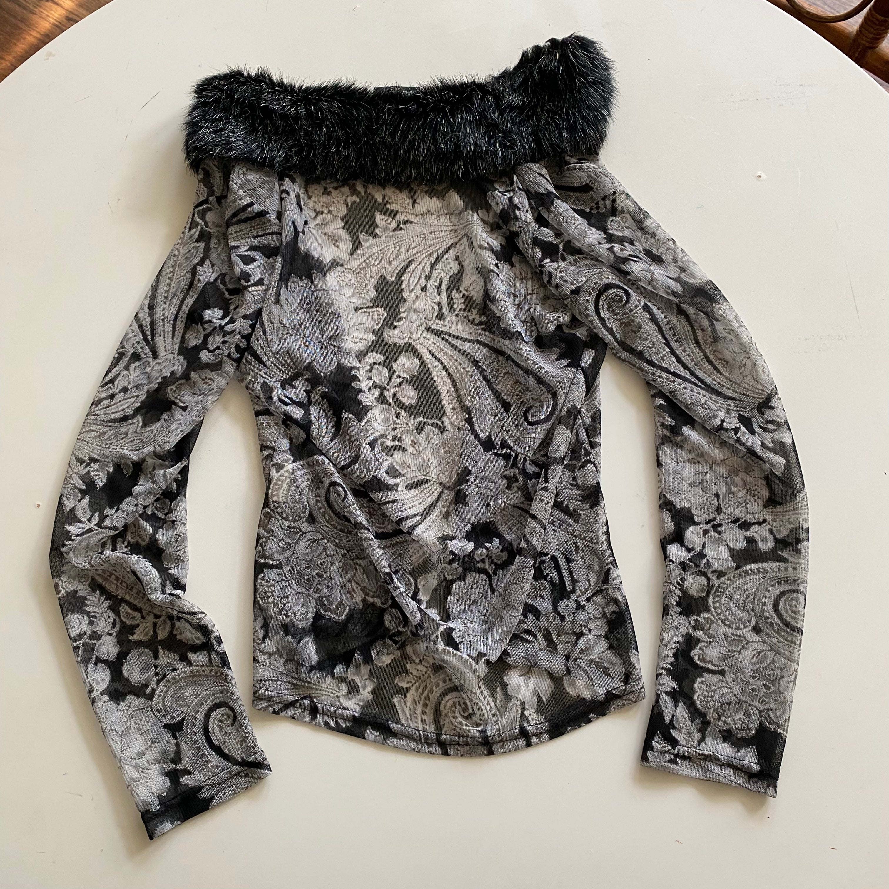 Mesh Button Down Top (M)