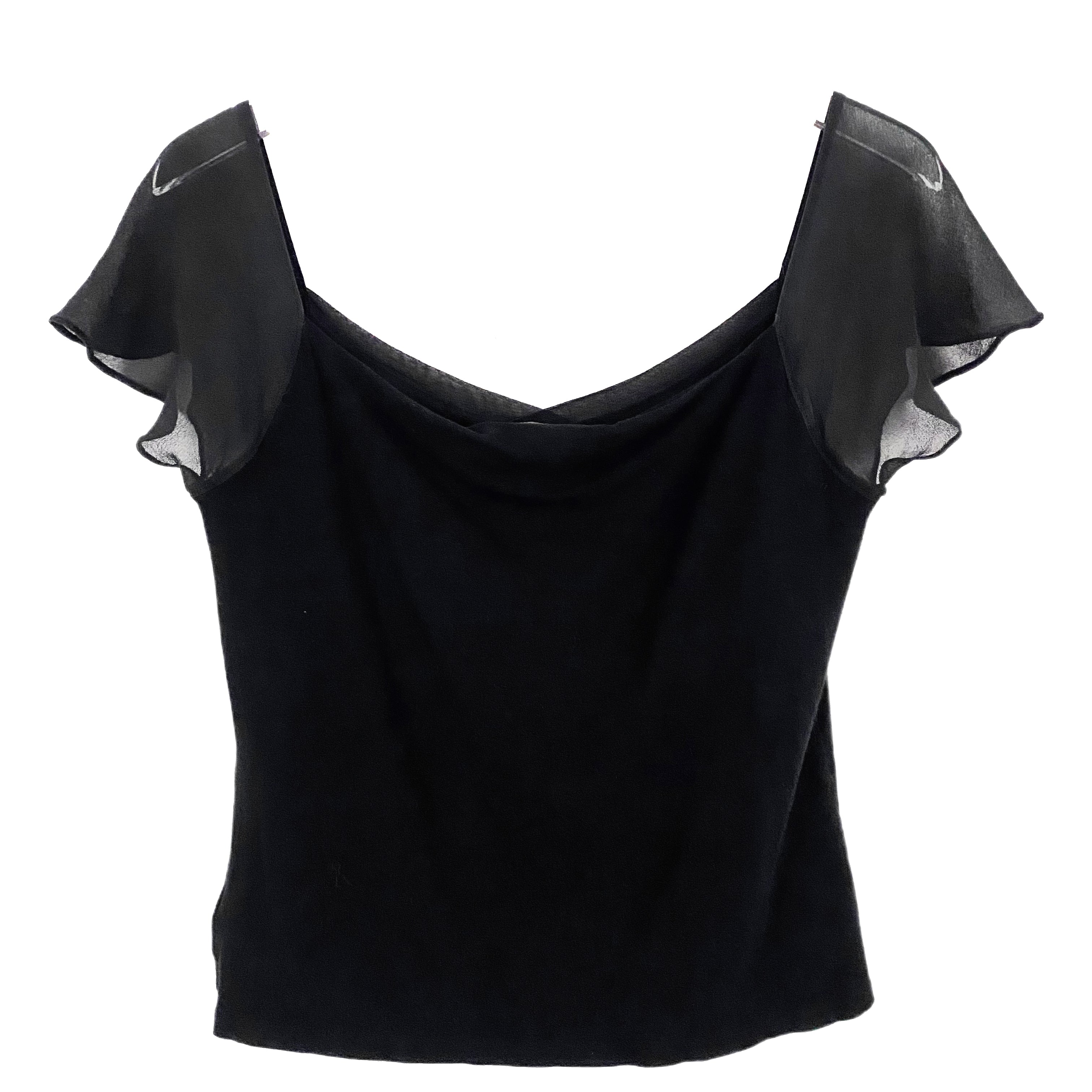 Ralph Lauren Silk Flutter Top (M)