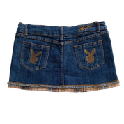 Y2K  Rhinestone Playboy Skirt (M)