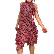 Silk Rose Petal Handkerchief Dress (S)