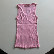 Y2K Pink Bling Tank Top (L)