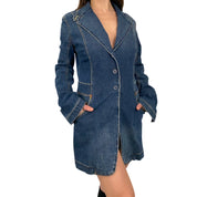 AG Long Denim Jacket (M)