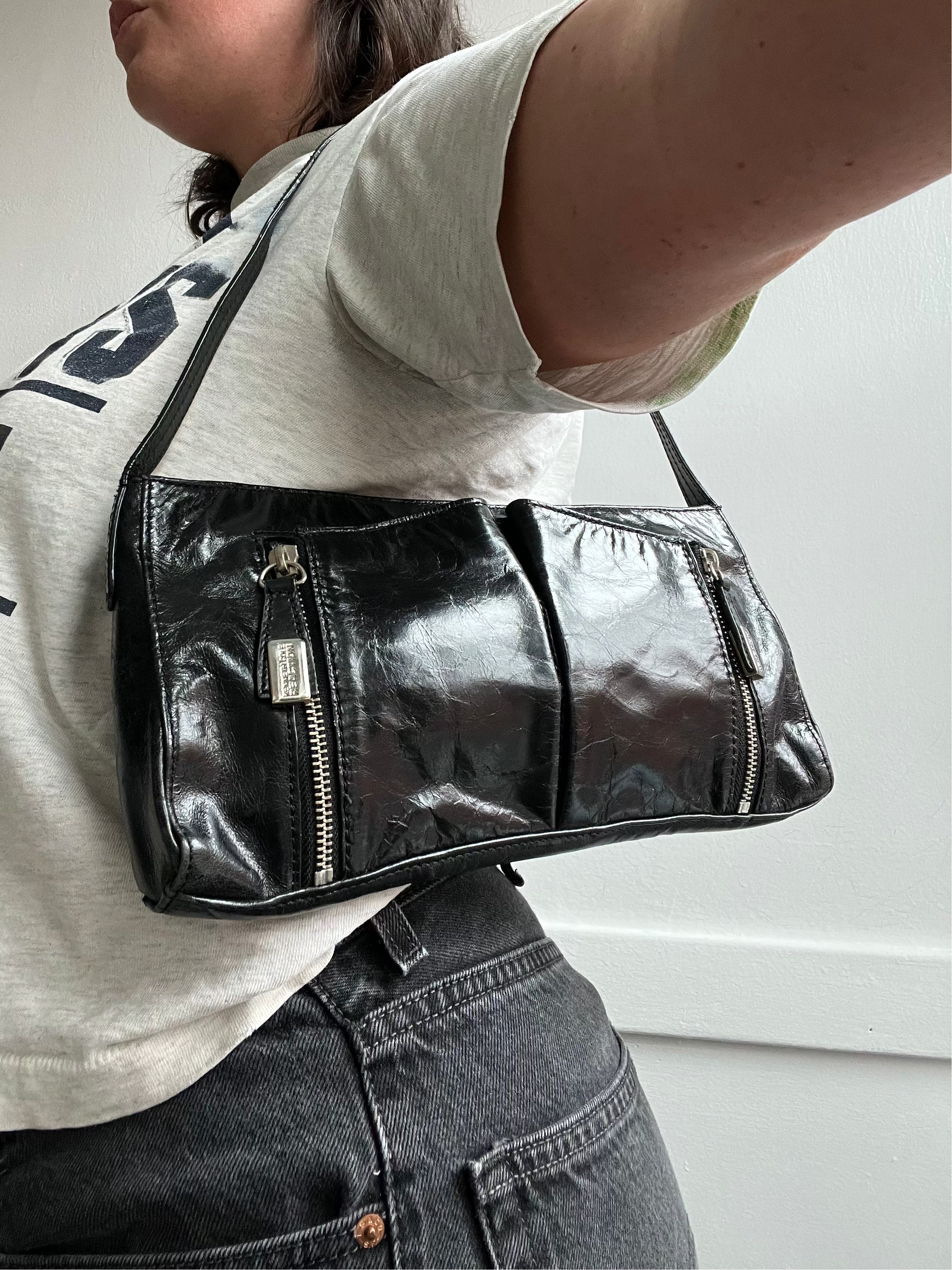 Vintage Genuine Leather Shoulder Bag