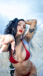 Red Fantasy Edition Charmed Bikini Set (XS-XL)