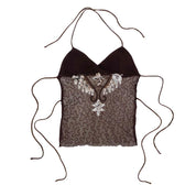 Embellished Backless Top (M)