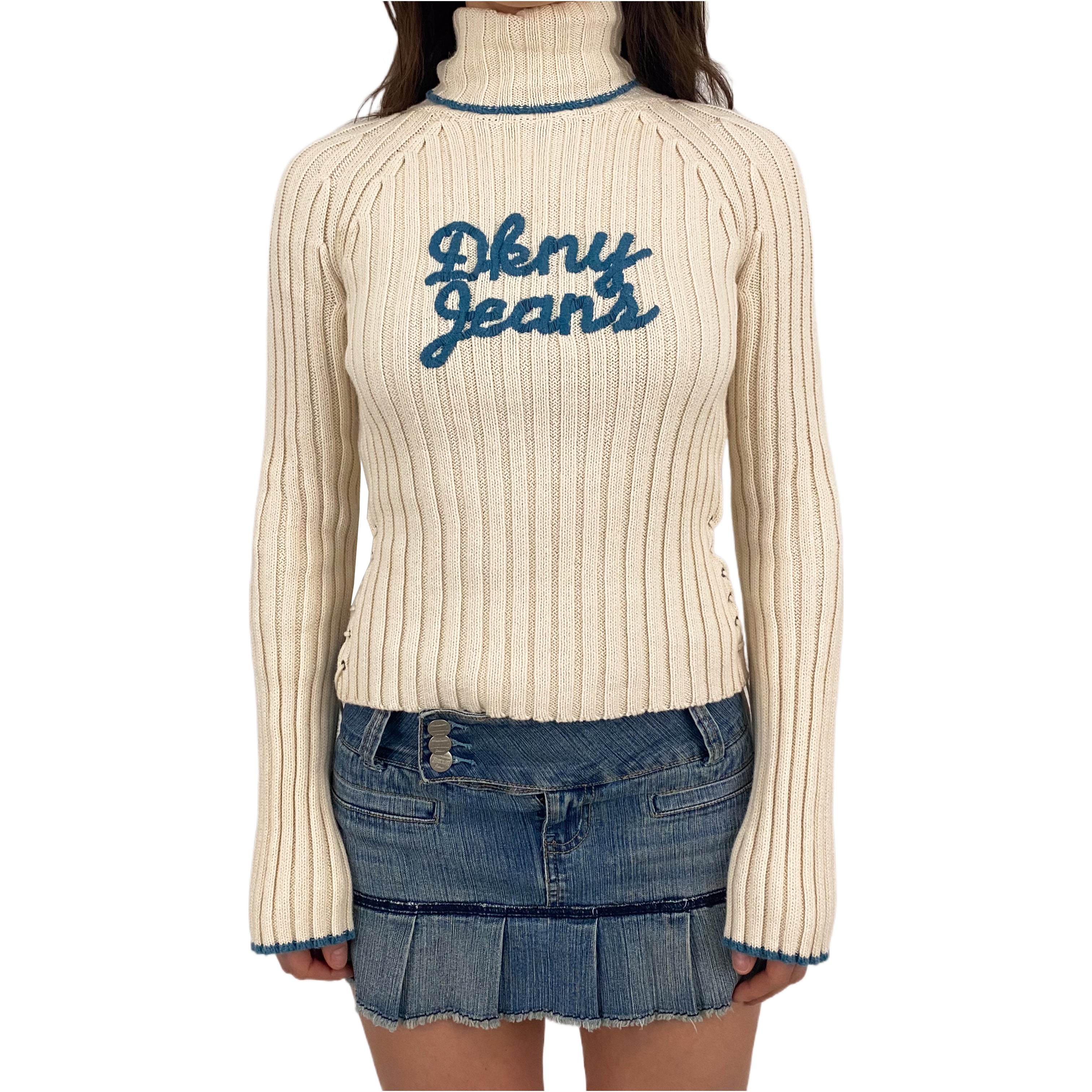 DKNY Lace Up Turtleneck (S)