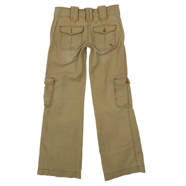 2000s Abercrombie Low Rise Flare Cargos (XS) – Holy Thrift