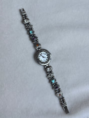 Jeweled Sliding Charm Watch