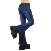 Y2K MUDD Cargo Flare Jeans (XS)