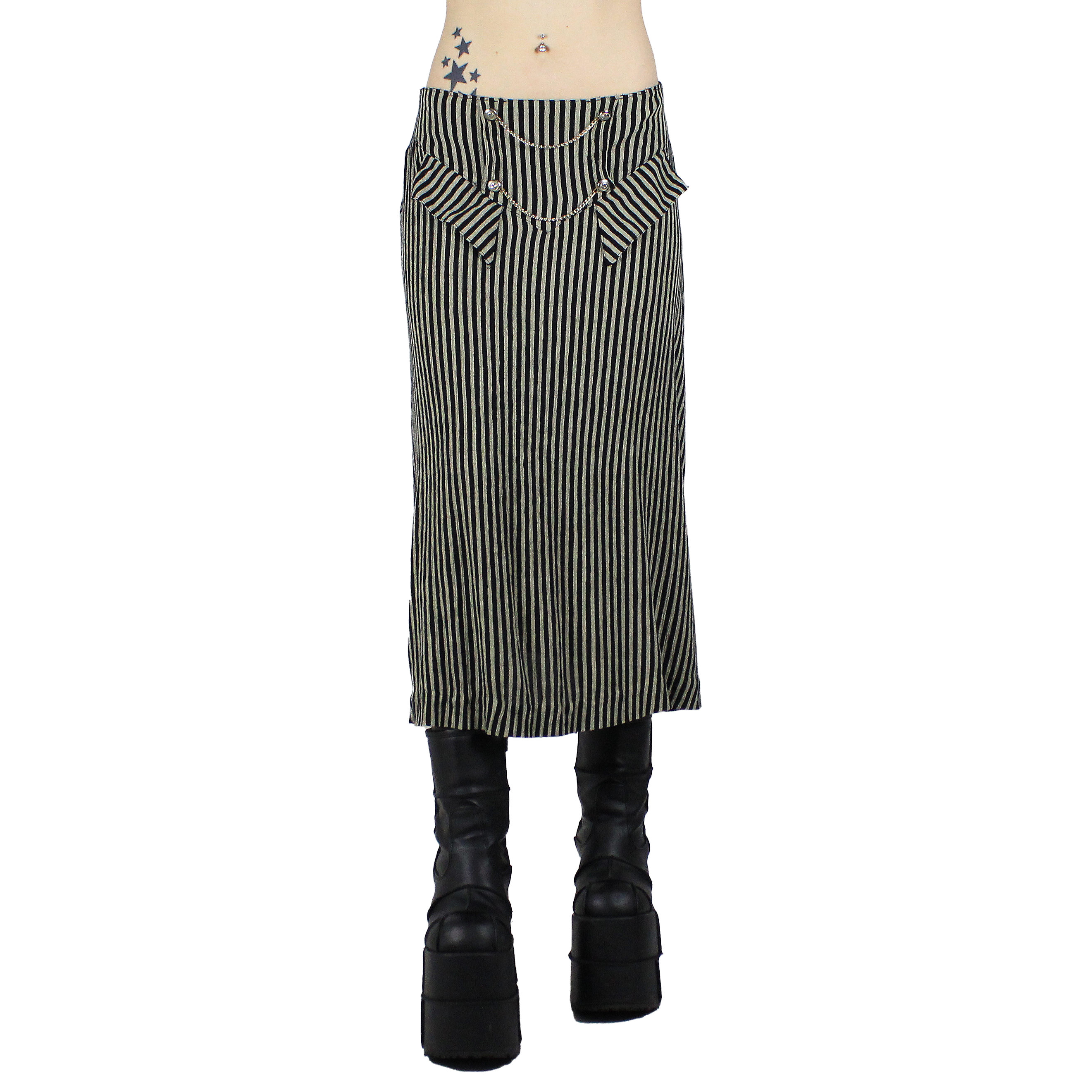 90s Medieval Midi Skirt (S/M)
