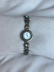 Jeweled Sliding Charm Watch