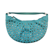 2000s BCBGirls Studded Leather Crescent Bag