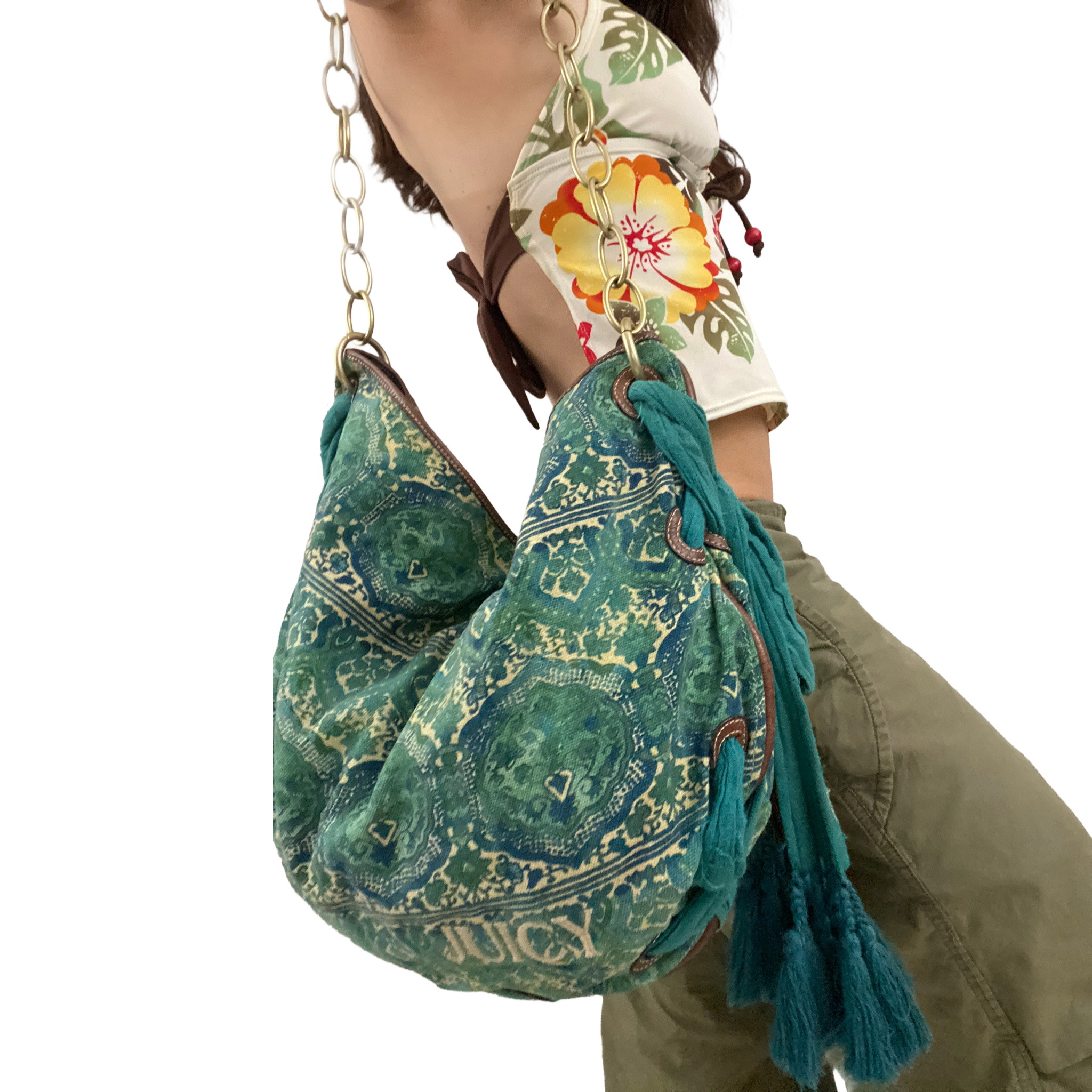 2000s Juicy Couture Daydreamer Hobo Bag