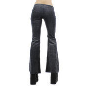 Y2K Grey Corduroy Flares (S)