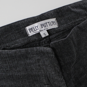 Y2K Grey Corduroy Flares (S)