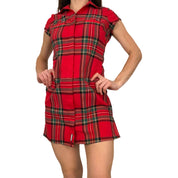 Tommy Jeans Plaid Mini Dress (M)