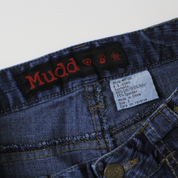 Y2K MUDD Cargo Flare Jeans (XS)