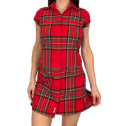 Tommy Jeans Plaid Mini Dress (M)