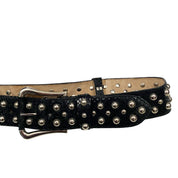 Leather Studded Belt (M/L)