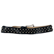 Leather Studded Belt (M/L)