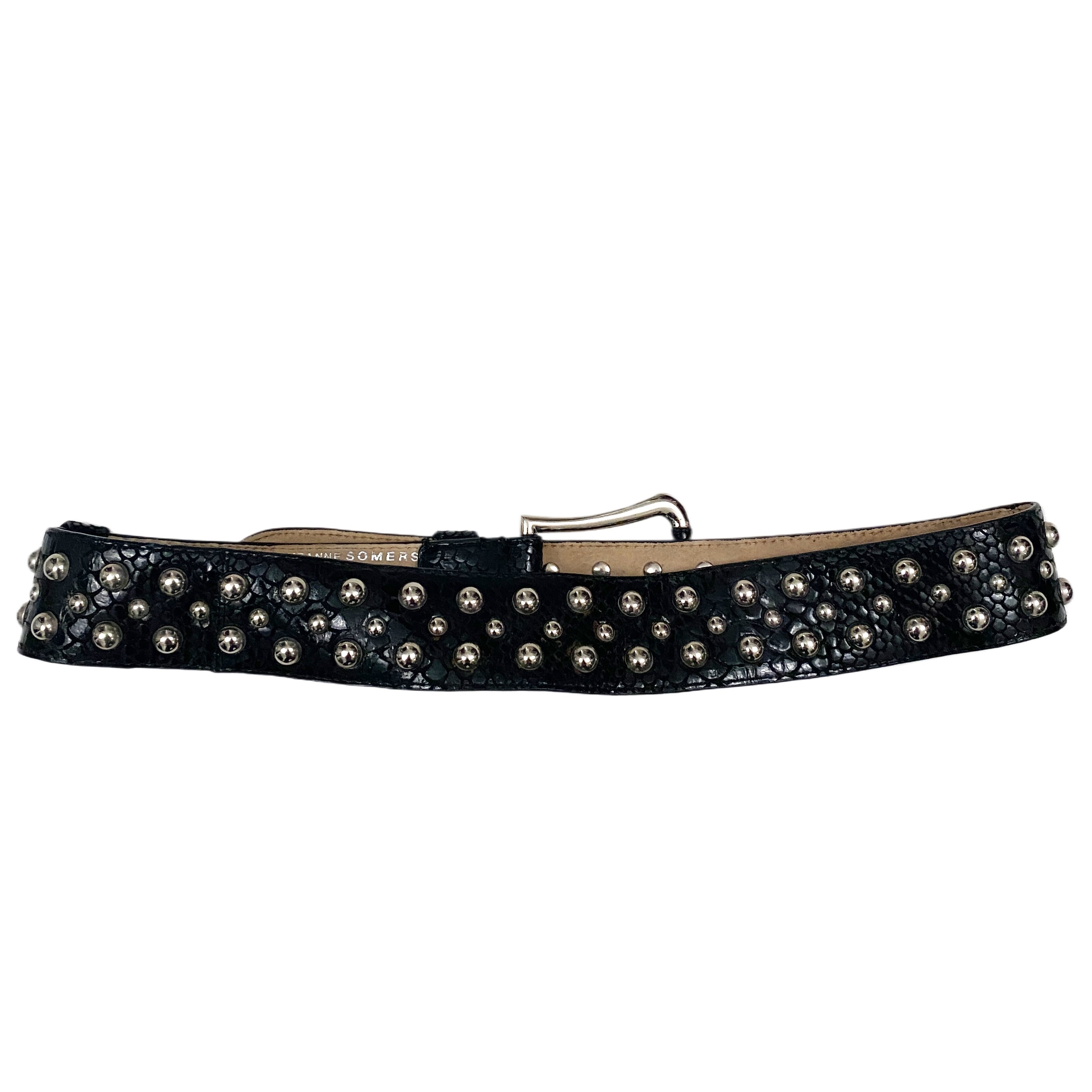 Leather Studded Belt (M/L)