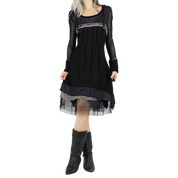 French Vintage Layered Dress (M)