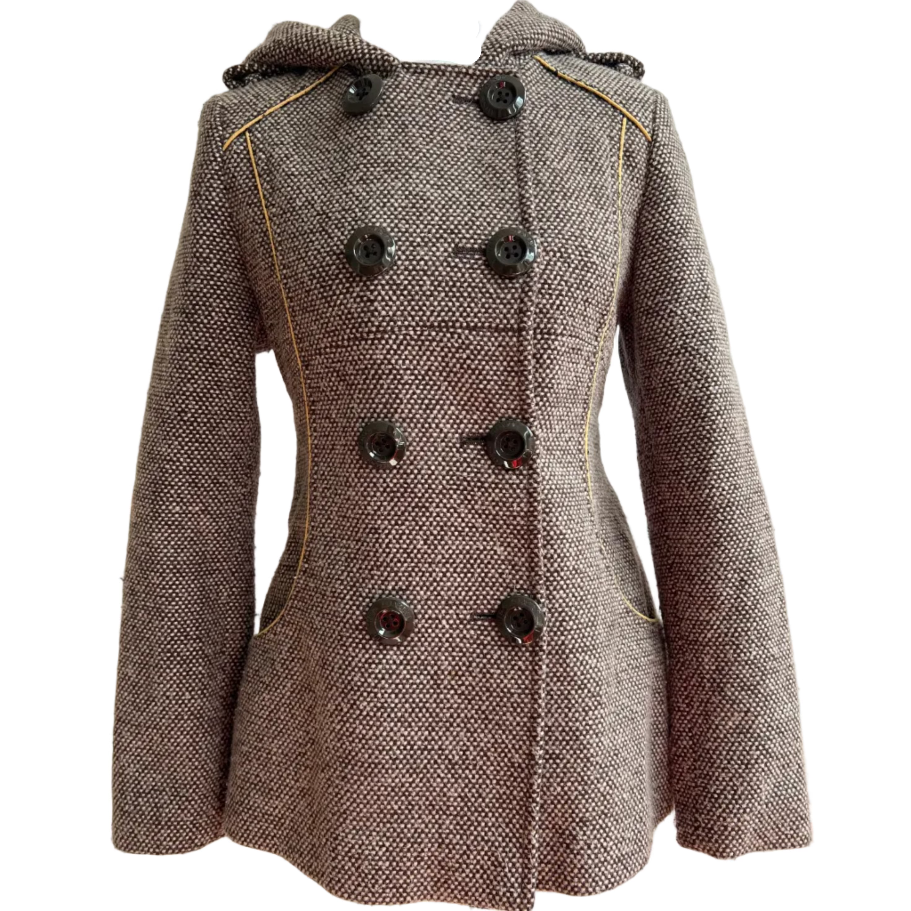 Y2K Miss Sixty Tweed Coat (S/M)