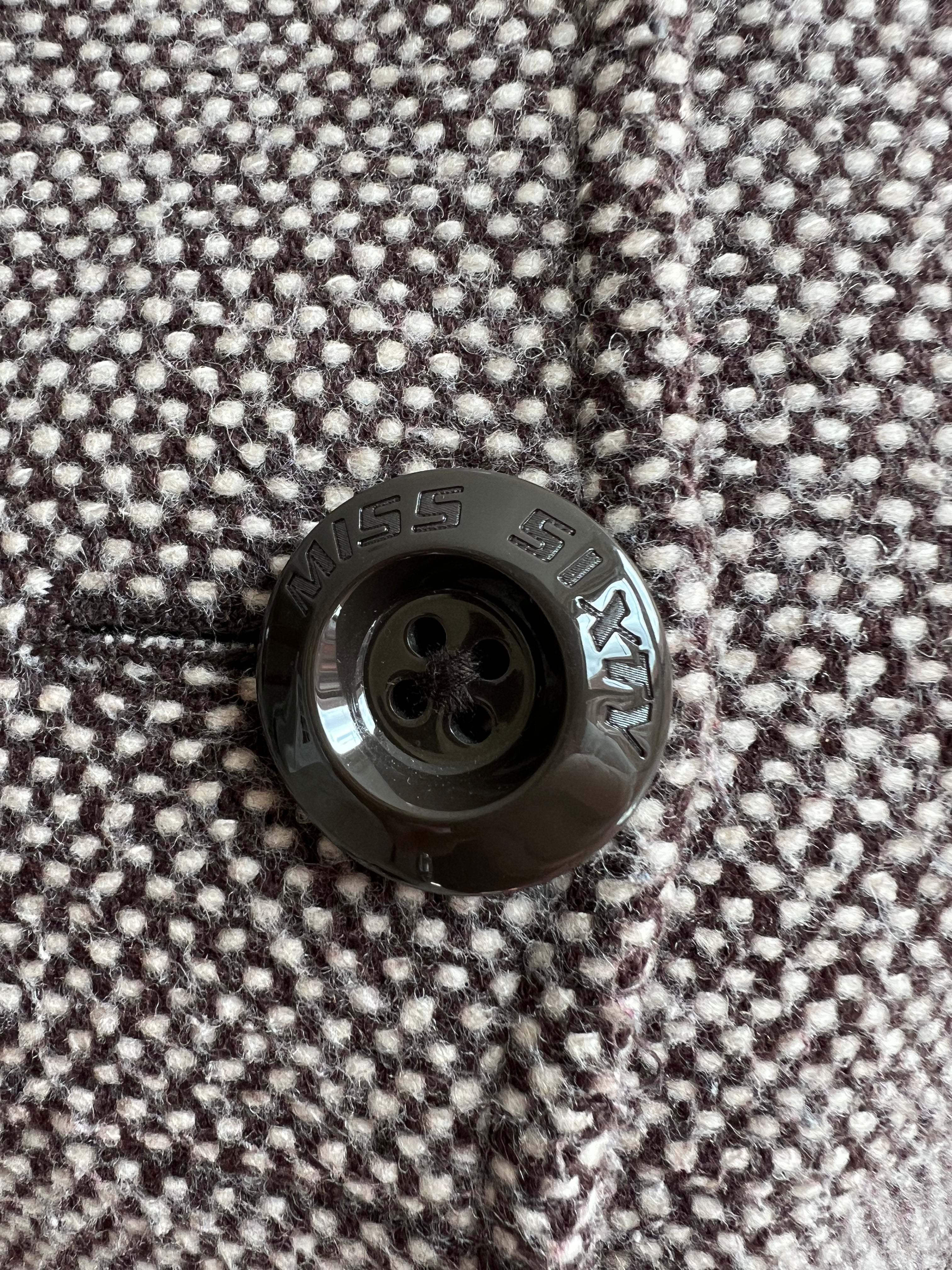 Y2K Miss Sixty Tweed Coat (S/M)