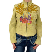 Cosmic Goddess Leather Jacket (M)