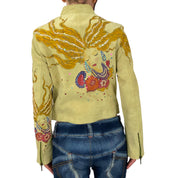 Cosmic Goddess Leather Jacket (M)