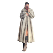 Floor Length Faux Fur Coat (M/L)