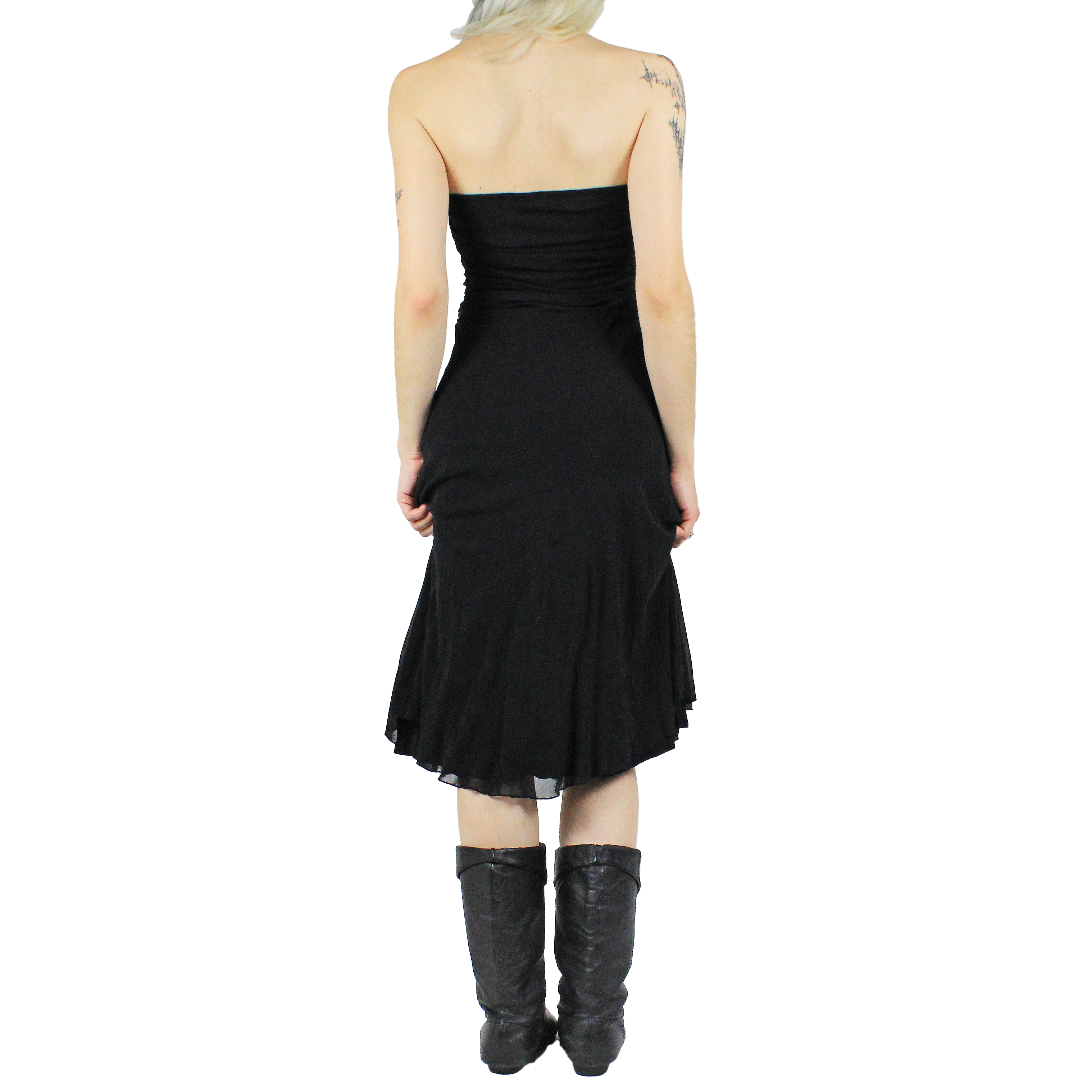 French Vintage Mesh Dress (S)