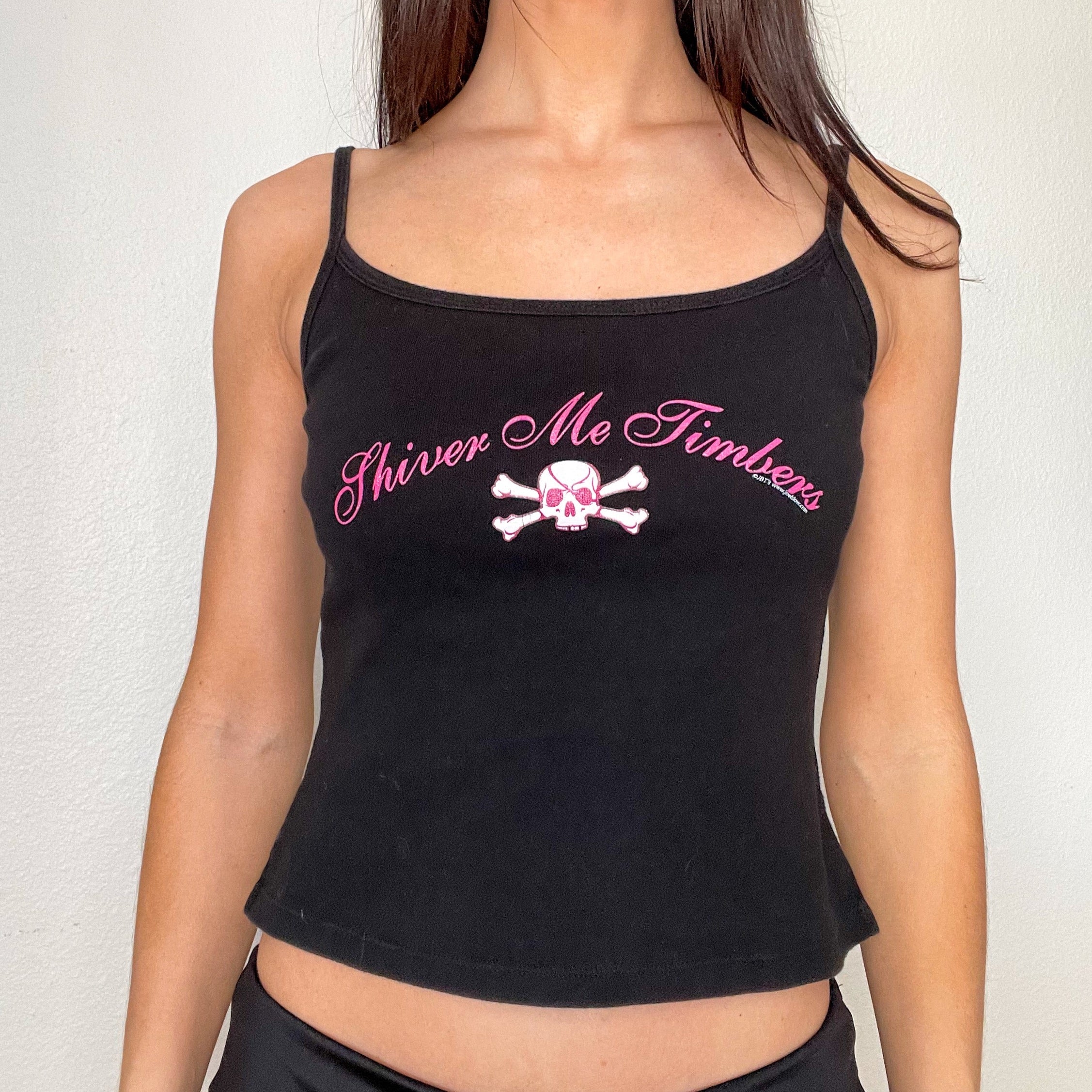 Black Shiver Me Timbers Baby Tank (M)