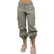 Wool Cropped Cargo Trouser (M)